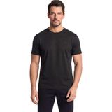 Paul & Shark Erkek Dokuma Kumaş Düz Bisiklet Yaka Siyah T-Shirt 25411026SM-011 - 2XL
