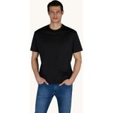 Paul & Shark Erkek Dokuma Kumaş Düz Bisiklet Yaka Siyah T-Shirt 25411026SMA-011 - 3XL