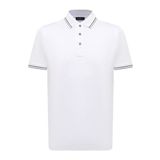 Paul & Shark Erkek Dokuma Polo Yaka Kısa Kol Günlük Beyaz Polo Yaka T-Shirt 24411320-010 - XL