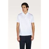 Paul & Shark Erkek Düğme Kapama Kısa Kol %100 Pamuk Beyaz-Altın Polo Yaka T-Shirt 26411224-10E