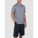 Paul & Shark Erkek Düğme Kapama Kısa Kol %100 Pamuk Gri Polo Yaka T-Shirt 25411268-931