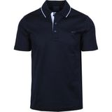 Paul & Shark Erkek Düğme Kapama Kısa Kol %100 Pamuk Lacivert Polo Yaka T-Shirt 26411214SM-013
