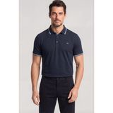 Paul & Shark Erkek Düğme Kapama Kısa Kol %100 Pamuk Mavi Polo Yaka T-Shirt 26411256SMA-013 - 3XL