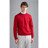 Paul & Shark Erkek Düz Model Bisiklet Yaka Uzun Kol Kırmızı Kazak 14311013-201 - 2XL