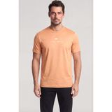 Paul & Shark Erkek Kısa Kol Bisiklet Yaka Rahat Kesim Turuncu T-Shirt 26411026A-231 - 3XL