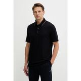 Paul & Shark Erkek Kısa Kol Polo Yaka Pamuklu Düğme Kapama Lacivert Polo Yaka T-Shirt 15311716-050 - 2XL