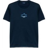 Paul & Shark Erkek Kısa Kol Regular Fit Bisiklet Yaka Pamuklu Kumaş Lacivert T-Shirt 25411084A-013 - 3XL