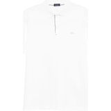Paul & Shark Erkek Kısa Kollu Polo Yaka Düğme Kapamalı Beyaz Polo Yaka T-Shirt 15311726-46A - 2XL