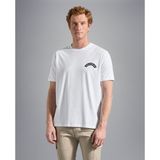 Paul & Shark Erkek Logo Baskılı Bisiklet Yaka Normal Kesim Beyaz Kazak 22411130-010 - 2XL