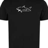 Paul & Shark Erkek Marka Logo Detaylı Regular Fit Kısa Kollu Siyah T-Shirt 23411198-011