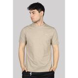 Paul & Shark Erkek Marka Logolu Pamuklu Normal Kalıp Günlük Bej T-Shirt 24411014-263 - 2XL