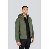 Paul & Shark Erkek Normal Kalıp Kapitone Desenli Kuş Tüyü Dolgulu Kapüşonlu Yeşil Ceket 15312007-089 - XL