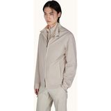 Paul & Shark Erkek Normal Kesim Su Geçirmez ve Rüzgar Dirençli Dik Yaka Uzun Kollu Bej Ceket 26412114-029 - XL