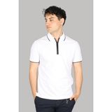 Paul & Shark Erkek Pamuklu Polo Yaka Kısa Kollu Günlük Kullanım Beyaz Polo Yaka T-Shirt 24411334-010