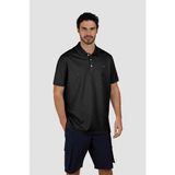 Paul & Shark Erkek Pamuklu Polo Yaka Kısa Kollu Günlük Kullanım Siyah Polo Yaka T-Shirt 24411202-011 - XL