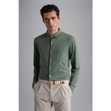 Paul & Shark Erkek Pamuklu Polo Yaka Kısa Kollu Günlük Kullanım Yeşil Gömlek 24411307-037 - 2XL
