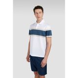 Paul & Shark Erkek Pamuklu Polo Yakalı Düğme Kapamalı Kısa Kollu Beyaz Polo Yaka T-Shirt 25411260A-344 - 3XL