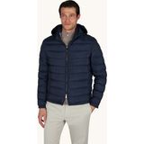 Paul & Shark Erkek Pamuklu Regular Fit Kapitoneli Kapüşonlu Fermuarlı Lacivert Mont 99312008-013 - XL