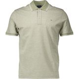 Paul & Shark Erkek Polo Yaka Çizgili Kısa Kollu Pamuklu Beyaz-Yeşil Polo Yaka T-Shirt 25411226-125