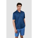 Paul & Shark Erkek Regular Fit %100 Organik Pamuklu Desenli Kısa Kollu Lacivert Polo Yaka T-Shirt 25411278A-264 - 3XL