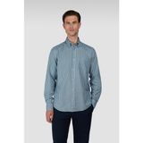 Paul & Shark Erkek Regular Fit %100 Pamuk Kareli Uzun Kollu Çok Renkli Gömlek 15313048-S70 - 41