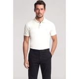 Paul & Shark Erkek Regular Fit %100 Pamuklu Logo Detaylı Kısa Kollu Beyaz Polo Yaka T-Shirt 26411236-108