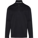 Paul & Shark Erkek Regular Fit %100 Pamuklu Yarım Fermuarlı Siyah Polo Yaka T-Shirt 15311722-011