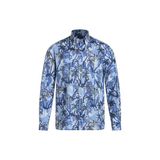 Paul & Shark Erkek Regular Fit Desenli Uzun Kol Mavi Gömlek 23413274J-101 - 42