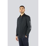 Paul & Shark Erkek Regular Fit Kolunda Logo Baskı Desenli Uzun Kollu Siyah Gömlek 25413505-011 - 40