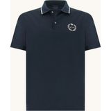 Paul & Shark Erkek Regular Fit Logo Işlemeli Pamuklu Kısa Kollu Mavi Polo Yaka T-Shirt 26411270A-013 - 4XL