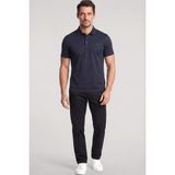 Paul & Shark Erkek Regular Fit Metalik Logo Detaylı Pamuklu Kısa Kollu Lacivert-Gold Polo Yaka T-Shirt 26411229-50E