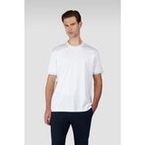 Paul & Shark Erkek Regular Fit Pamuklu Yuvarlak Yakalı Shark Logo Işlemeli Kısa Kollu Bej T-Shirt 15311627-46A - XL