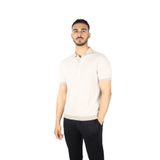 Paul & Shark Erkek Regular Fit, Polo Yaka, Kısa Kollu, Çizgili T-Shirt, Beyaz, M