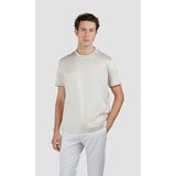 Paul & Shark Erkek Regular Fit Yuvarlak Yaka %100 Pamuklu Kısa Kollu Bej T-Shirt 25411025-348 - XL