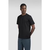 Paul & Shark Erkek Regular Fit Yuvarlak Yakalı %100 Pamuklu Shark Logolu Kısa Kollu Siyah-Gümüş T-Shirt 15311610-11D - Siyah - Gri