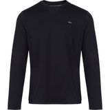 Paul & Shark Erkek Slim Fit Bisiklet Yakalı Uzun Kollu Lacivert-Gold T-Shirt 15311611A-50E - 3XL