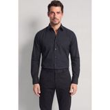 Paul & Shark Erkek Slim Fit Logo Işleme Detaylı Pamuklu Uzun Kollu Siyah Gömlek 26413800-011 - 40