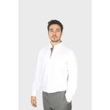 Paul & Shark Erkek Spor Model Uzun Kollu Regular Fit Beyaz Gömlek 14313042-010 - 44