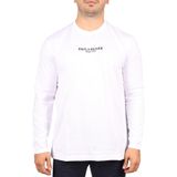Paul & Shark Erkek Uzun Kollu Bisiklet Yaka T-Shirt, Beyaz, M