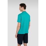 Paul & Shark Erkek Yuvarlak Yaka Normal Kalıp %100 Pamuklu Kısa Kollu Yeşil T-Shirt 25411033-520