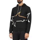 Paul & Shark Logo Baskılı Streç Pamuklu Regular Fit Kapüşonlu Sweat Erkek SWEAT 24411882 011