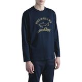 Paul & Shark Logolu Bisiklet Yaka Pamuklu Regular Fit İnce Sweat Erkek SWEAT 11311612 130