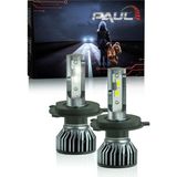 PAULLED H4 Paul Led Mini Yeni Seri Xenon Far 12.000 Lümen Güç Şimşek Etkili Csp 1 Yıl Garanti