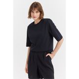 PAULMARK Kadın Vatka Detaylı T-shirt