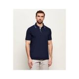 PAUL&SHARK Erkek Düğme Kapama Kısa Kol %100 Pamuk Mavi Polo Yaka T-Shirt