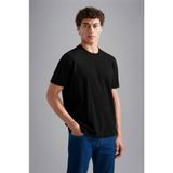 PAUL&SHARK Erkek Logo Baskılı Bisiklet Yaka Normal Kesim Siyah T-Shirt -011 14311638