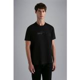 PAUL&SHARK Erkek Marka Logolu Pamuklu Normal Kalıp Günlük Haki T-Shirt -011 24411053