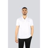 PAUL&SHARK Erkek Pamuklu Marka Logolu Kısa Kollu Polo Yaka Beyaz Polo Yaka T-Shirt -010 25411301