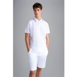 PAUL&SHARK Erkek Pamuklu Polo Yakalı Düğme Kapamalı Kısa Kollu Beyaz Polo Yaka T-shirt -010 24411300