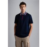 PAUL&SHARK Erkek Pamuklu Polo Yakalı Düğme Kapamalı Kısa Kollu Lacivert Polo Yaka T-shirt -013 24411288